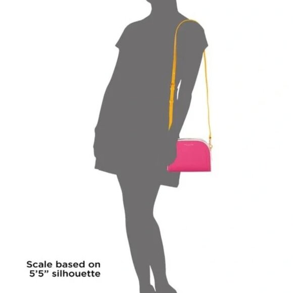 Marc Jacobs Playback Crossbody Bag Like New Tricolor Pink White and Yellow - Picture 3 of 8